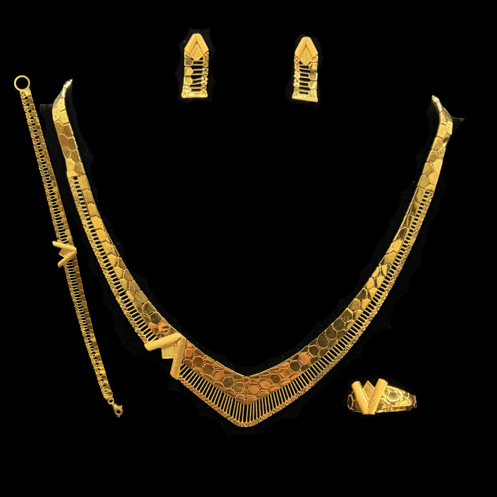 21K Gold Necklace Sets